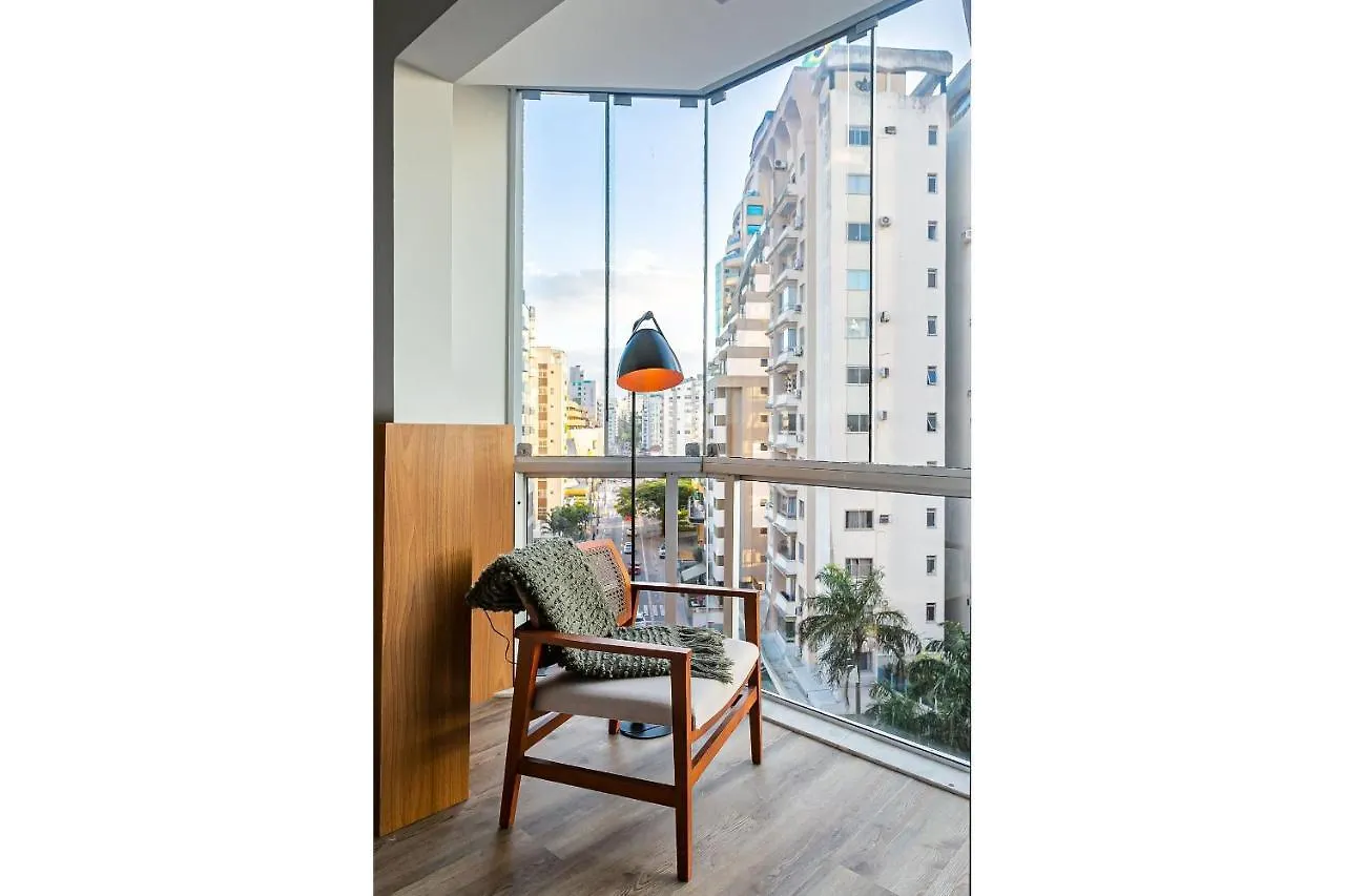 Vista Parcial Do Mar | 150M Do Shopping #Ca40 Daire Florianópolis 0*,  Brezilya