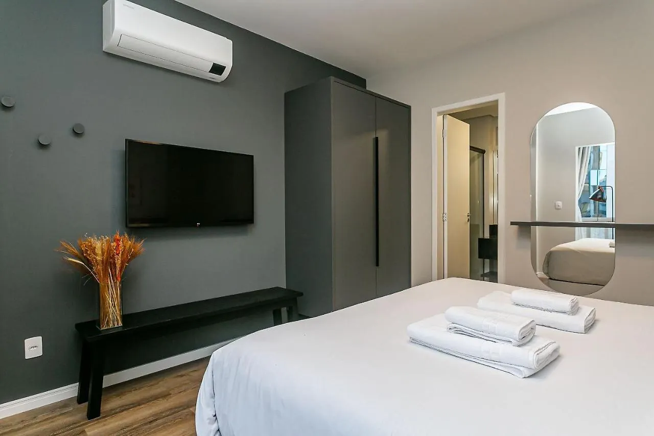 Apartament Vista Parcial Do Mar | 150M Do Shopping #Ca40 Florianópolis Brazylia